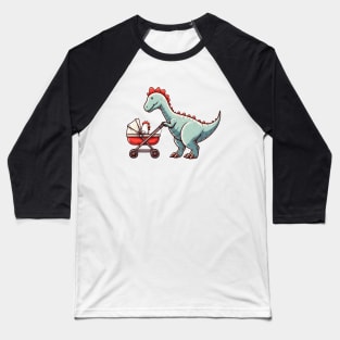 Dinosaur and Its Baby Baseball T-Shirt